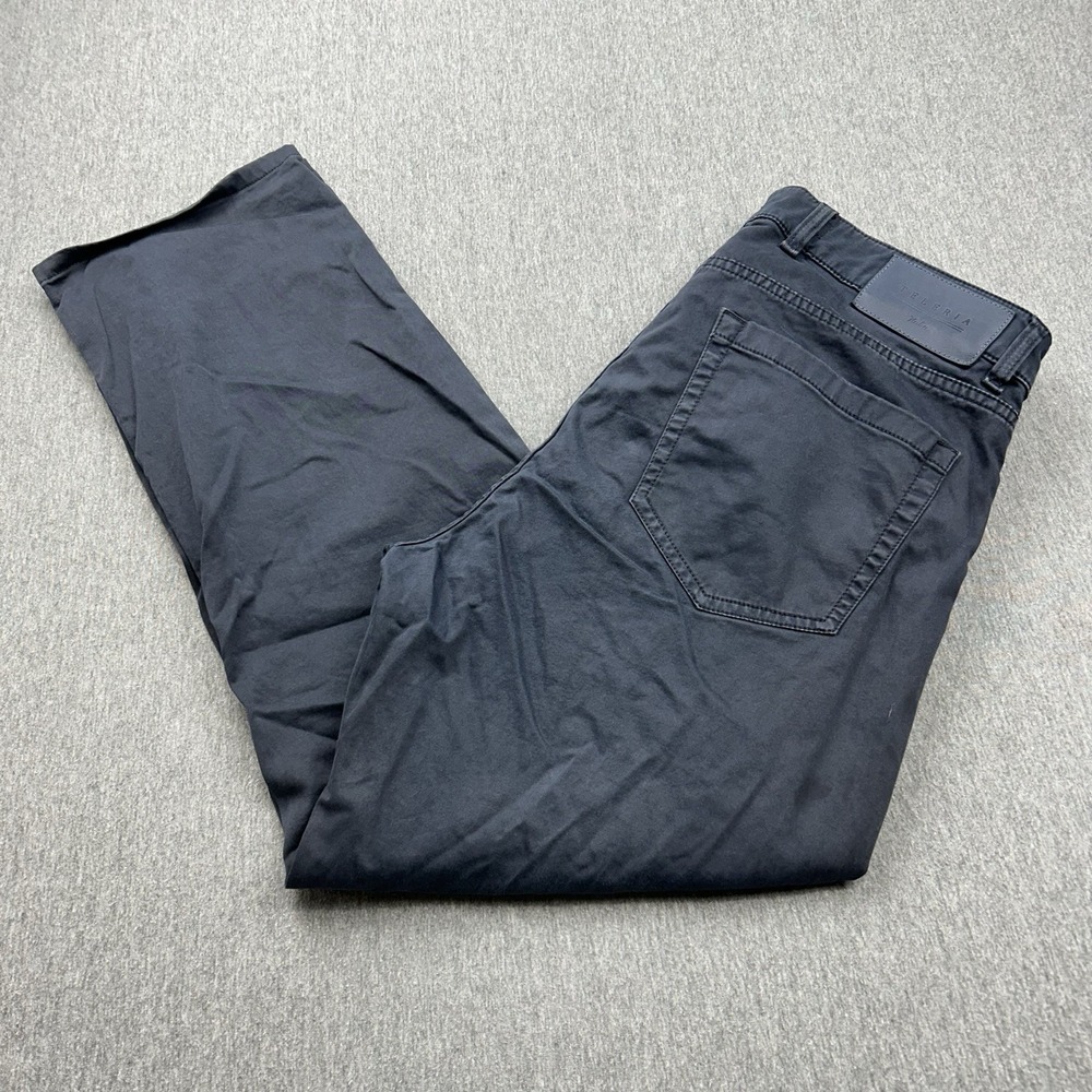 Teleria‎ Zed Chicago Blue Pants Mens 35x27 Dyed Touch Italy